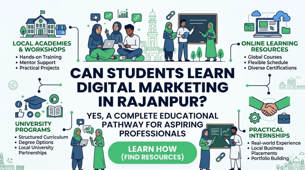 Can Students Learn Digital Marketing in Rajanpur?